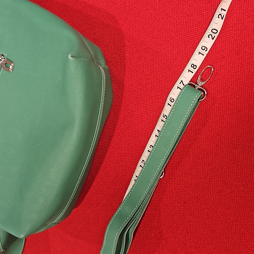 OUKU Green 2 bags in one handbag clutch adjustable shoulder bag see photos - Picture 11 of 13